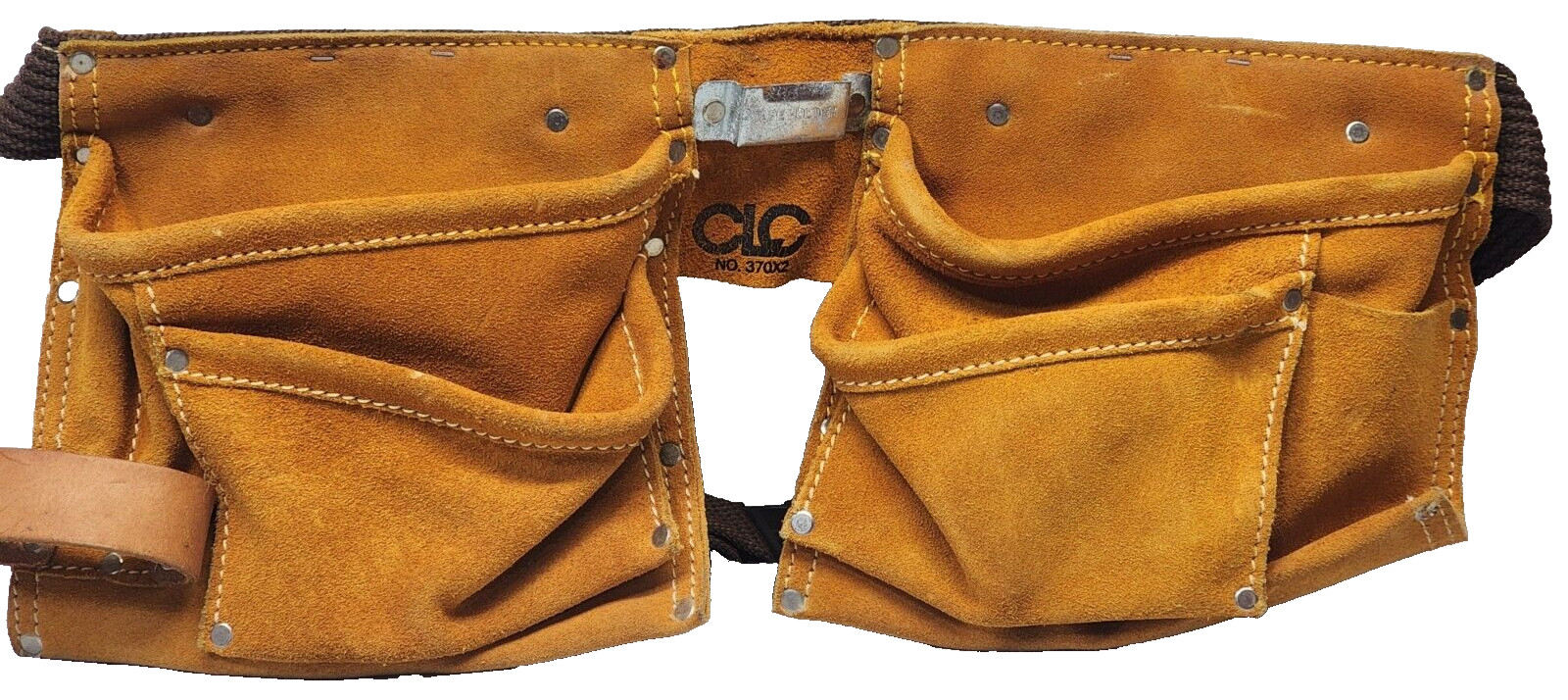 Custom Leather Crafts CLC Heavy Duty Suede Leather Tool Belt Holder ~ 370×2