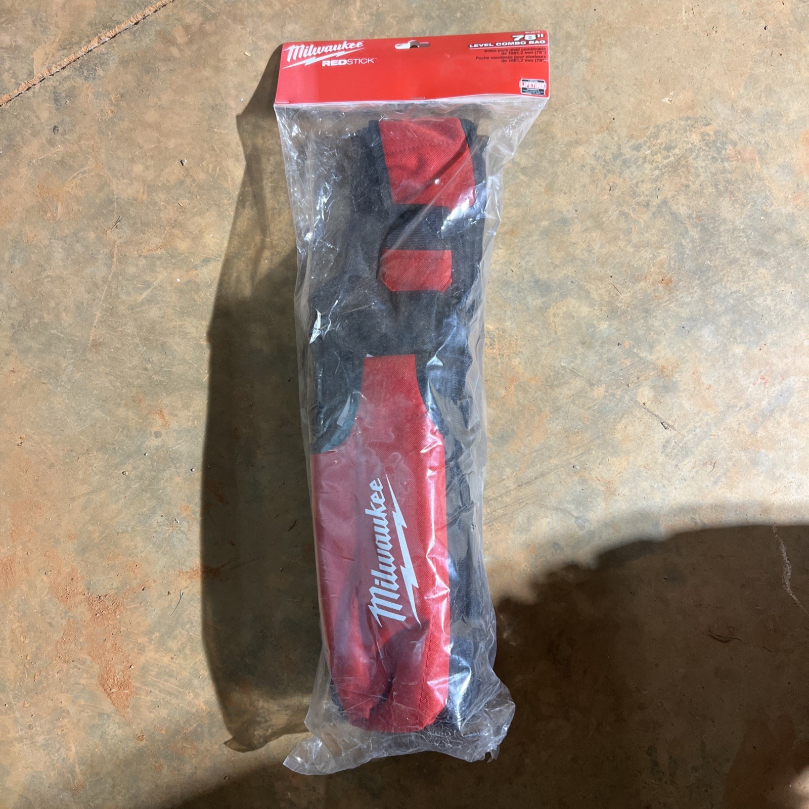 MILWAUKEE REDSTICK 78″ Level Combo Storage 4 Pocket Tool Bag 24″ 48″ 72″ MLSB78
