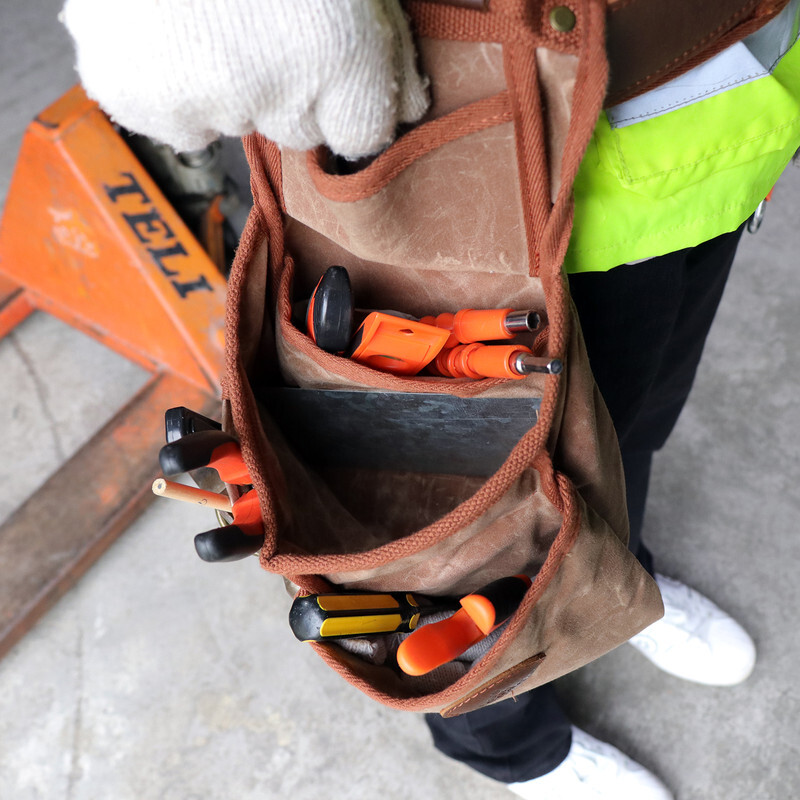 TOURBON Electrician/Carpenter/Framer Tool Contractor Vest Suspender Rig Beltbag