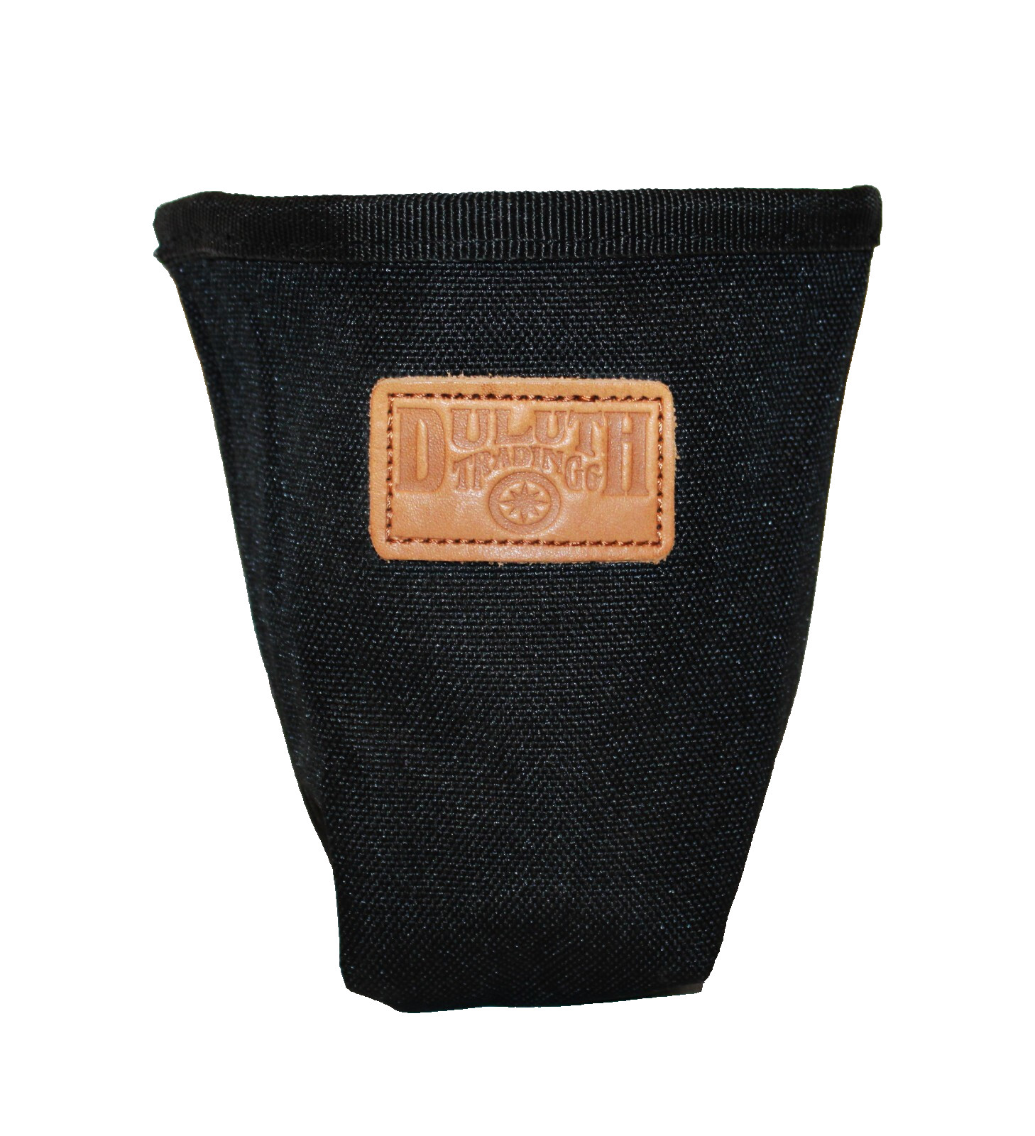 Duluth Trading Co Black Utility Water Resistant Tool Cup Bin Bag Almost 6″ Tall