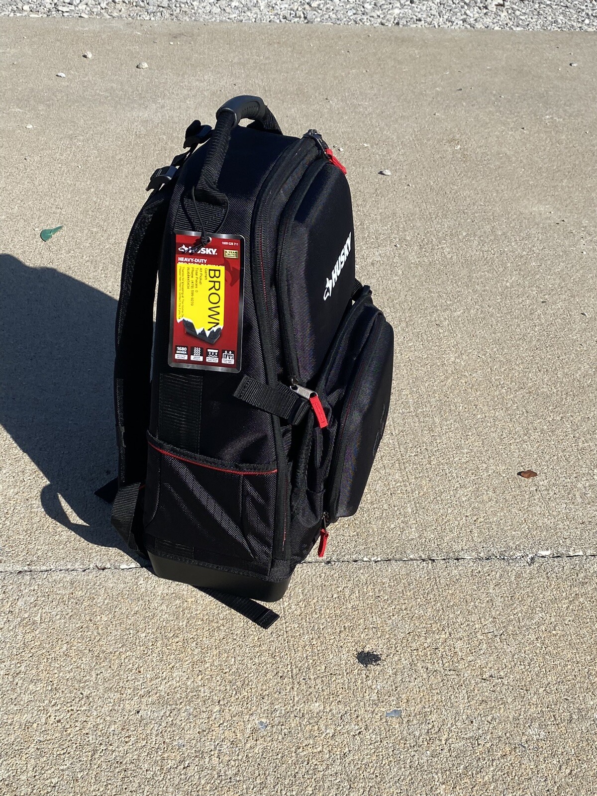 Husky PRO Tool Backpack Heavy Duty