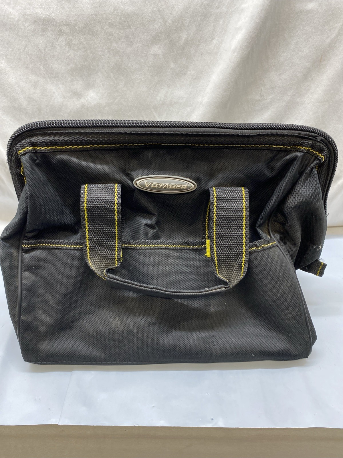 Voyager 12” Portable Tool Bag Item#61467 Black Polyester Zip Closure