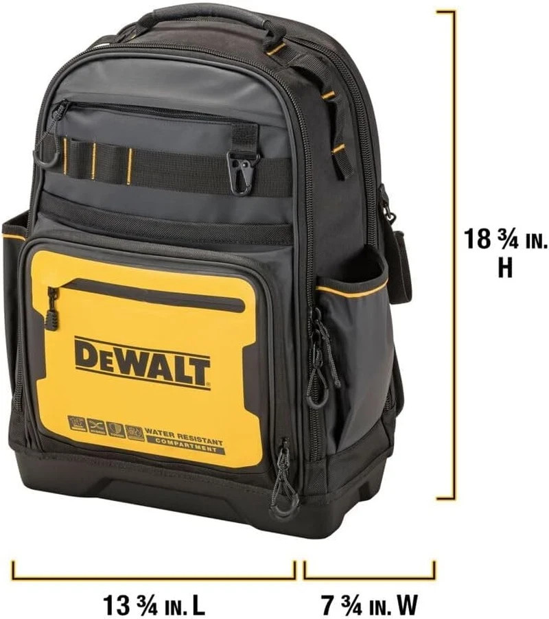 DEWALT Tool Backpack, Tool Storage and Organization, Durable and Water Resistant