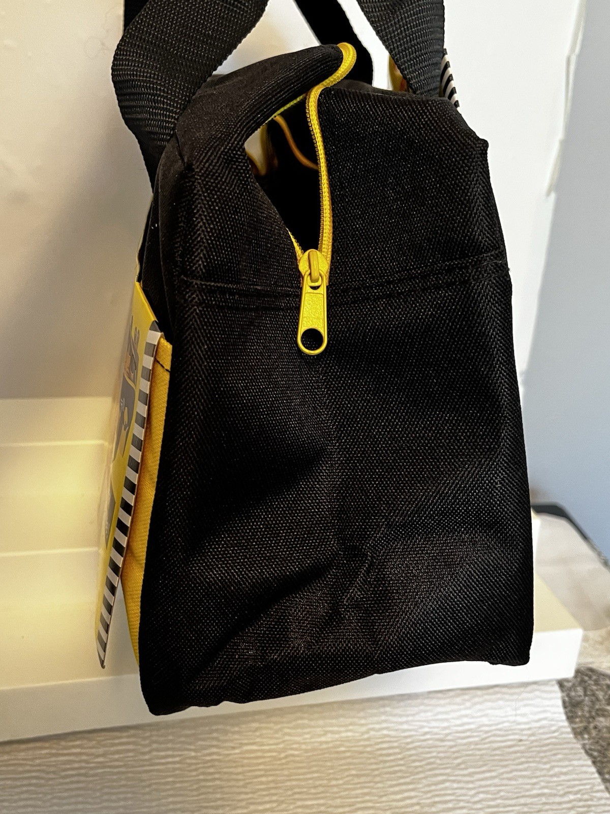 Samsonite Black & Yellow Tool Bag Heavy Duty Canvas Carry Tote NOS