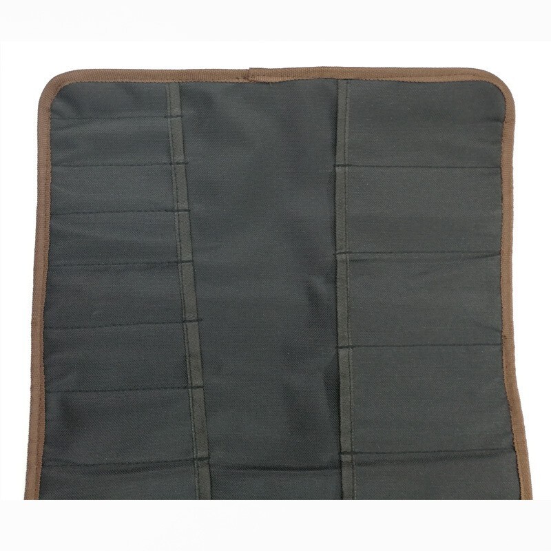 Multi-function Tool Roll Up Bag Canvas Wrench Pouch Organizer Bags w/22 Pocket