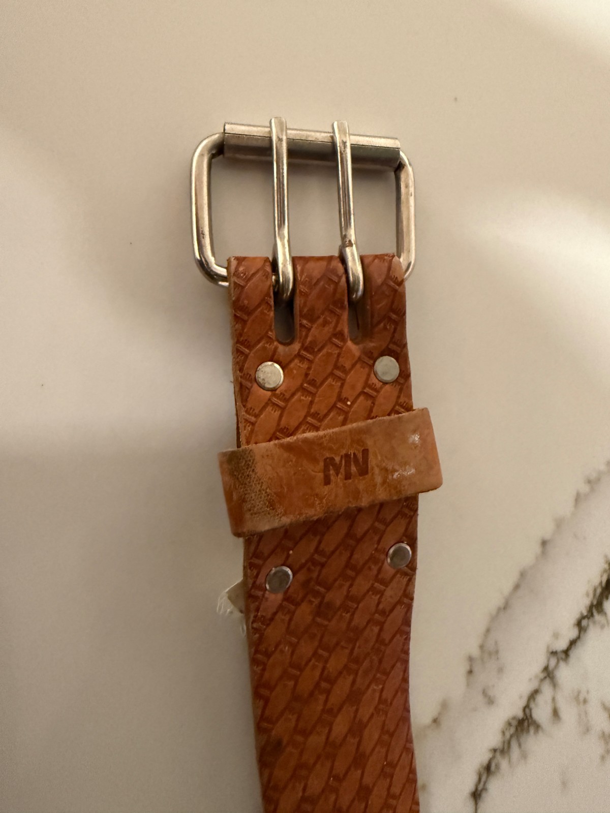 McGuire-Nicholas 2 in. Leather Work Tool Pouch Belt Saddle Leather Fits 38″-54″