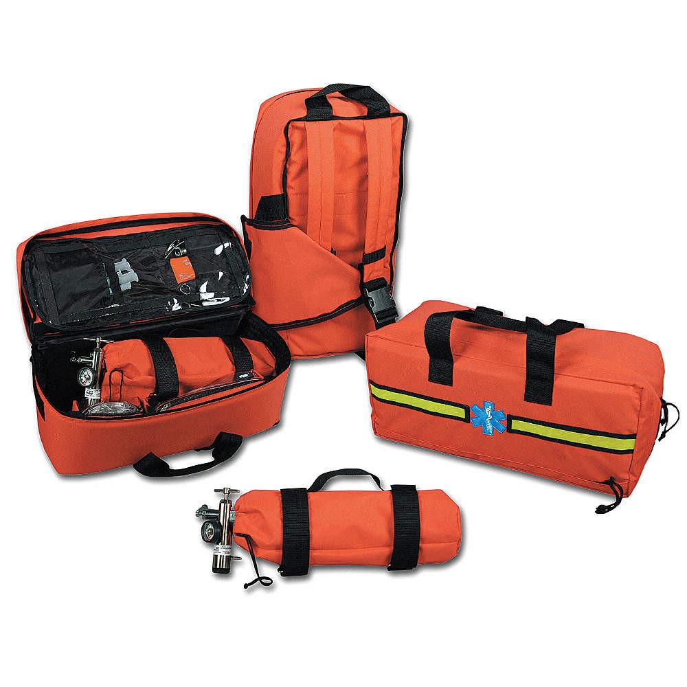 EMI 879 Airway Trauma Bag,Orange,23″ L 15U907