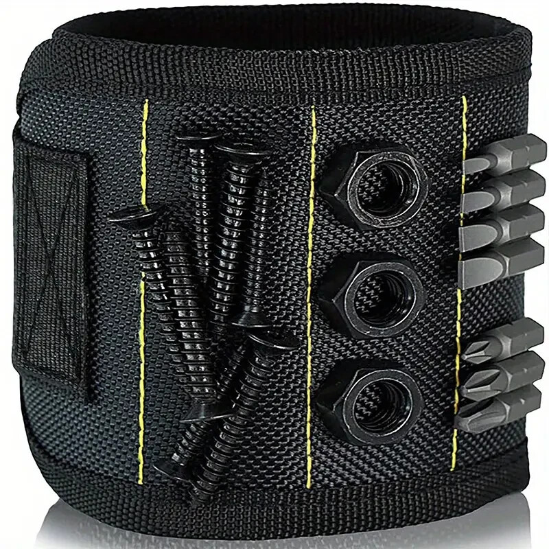 Magnetic Wristband Strong Magnets For Holding Wrench Screw Nail Bit DIY Handyman