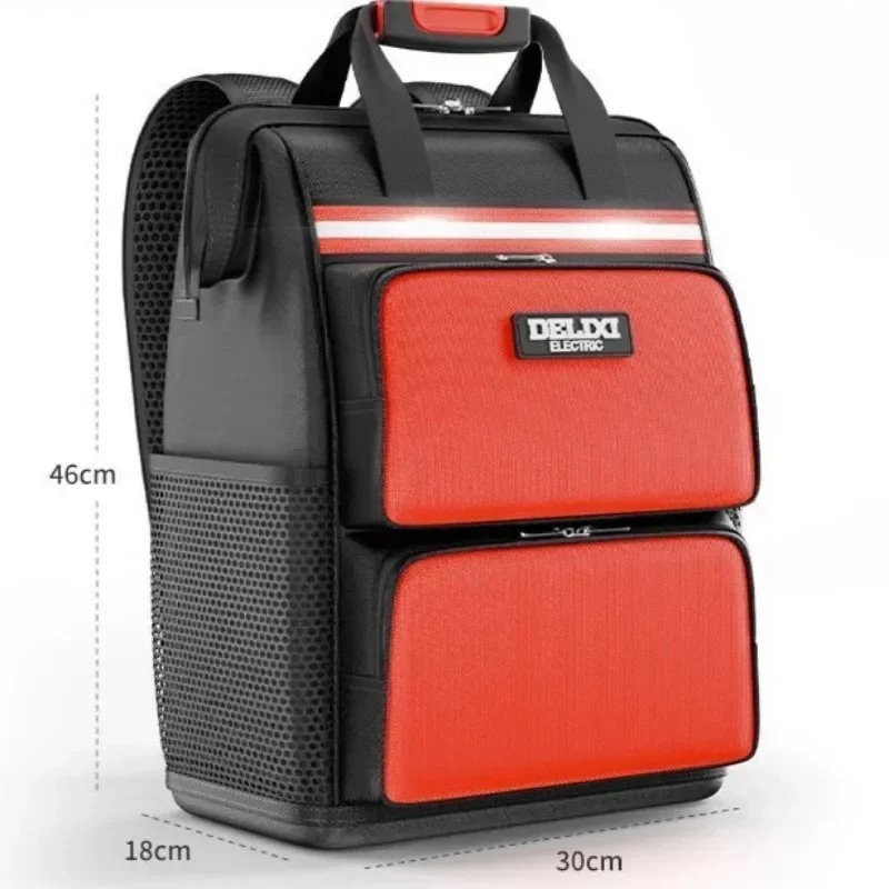 Oxford Cloth Shoulder Tool Backpack Professional Electrician Portable Solid