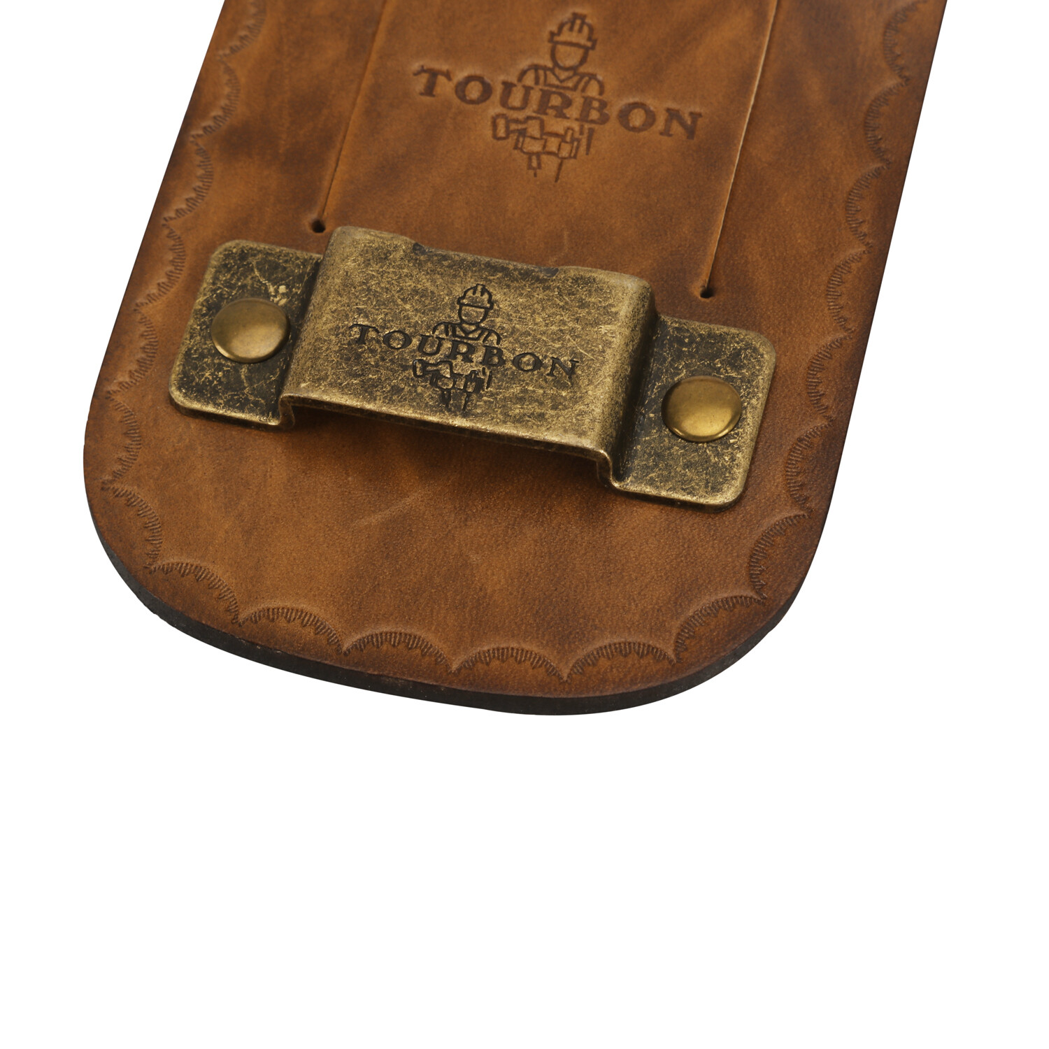 TOURBON Leather Low Profile Tape Measure Hanger Carry Tool Pouch 3 Color Option