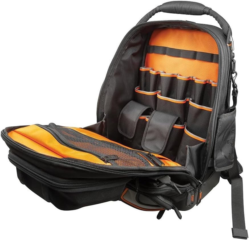 Tradesman Pro Tool Master Backpack – 48 Pocket Waterproof Tool Carrier