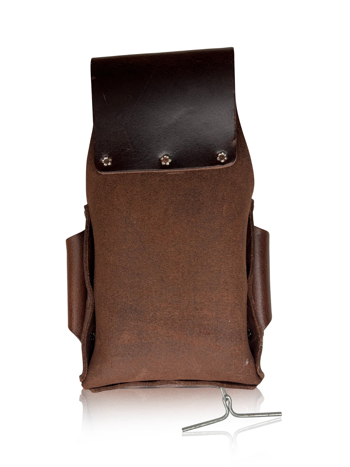 Electrician Tool Pouch Durable Leather Tool Pouch 5 Pockets Tape Holder Key Hold