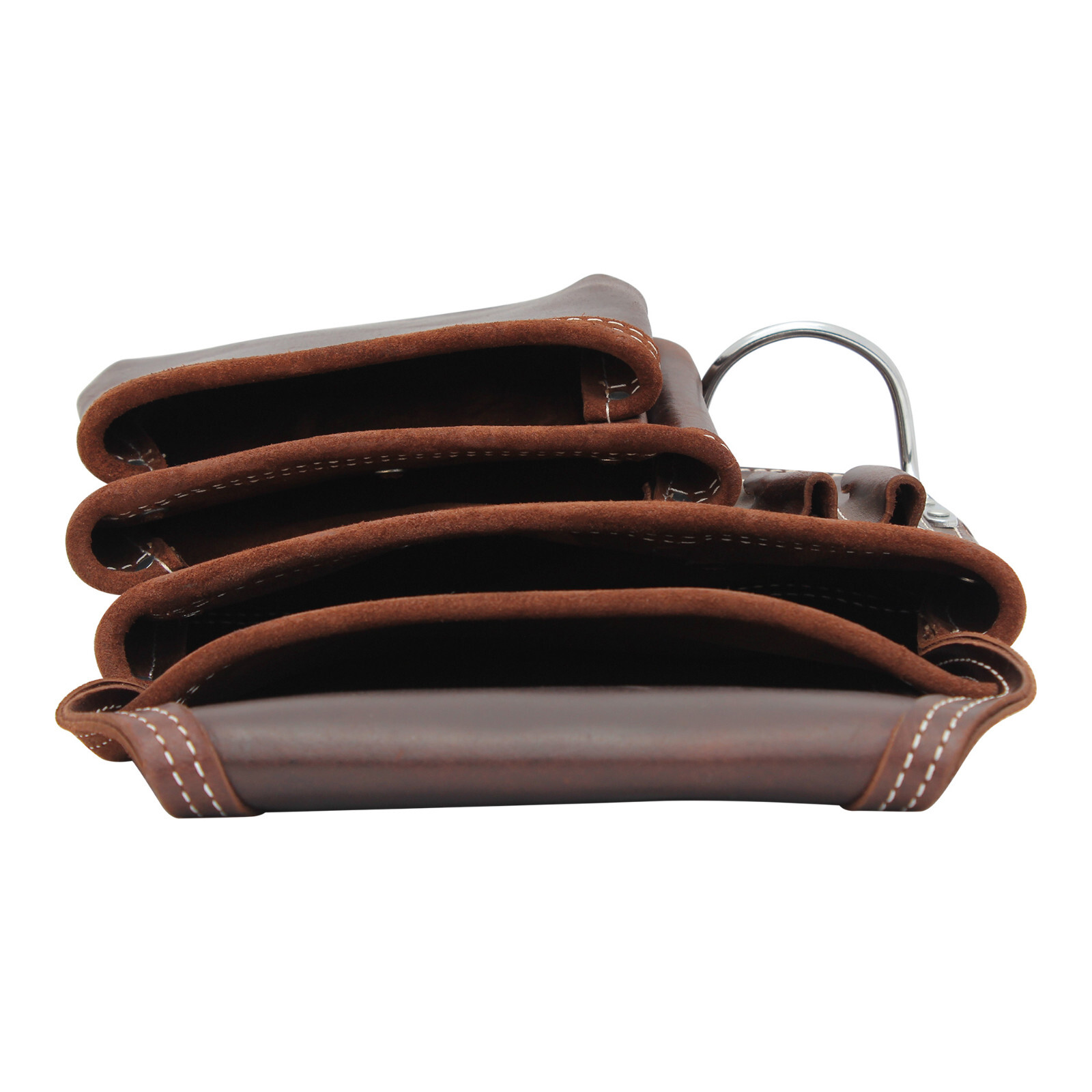 TradeSmith TS5236H- 7 Pocket Top Grain Leather Tool Pouch