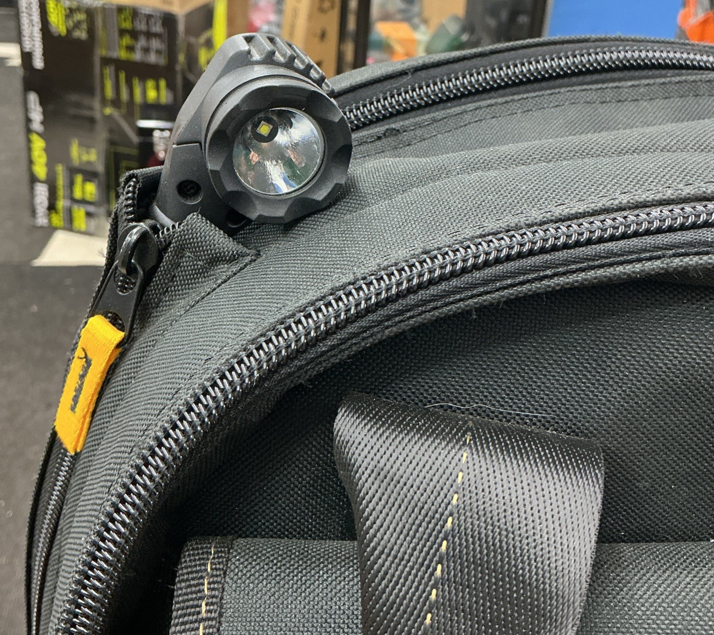 Custom LeatherCraft E-Charge Lighted USB Charging Tool Backpack – ECPL38