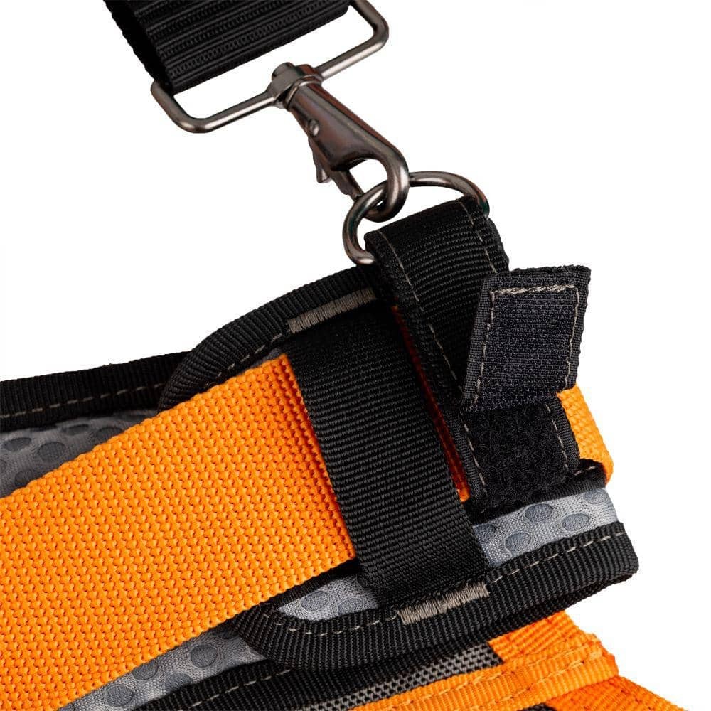 RIDGID 29 in. 23 Pocket Professional Grade 2-Bag Tool Belt w/ Suspenders