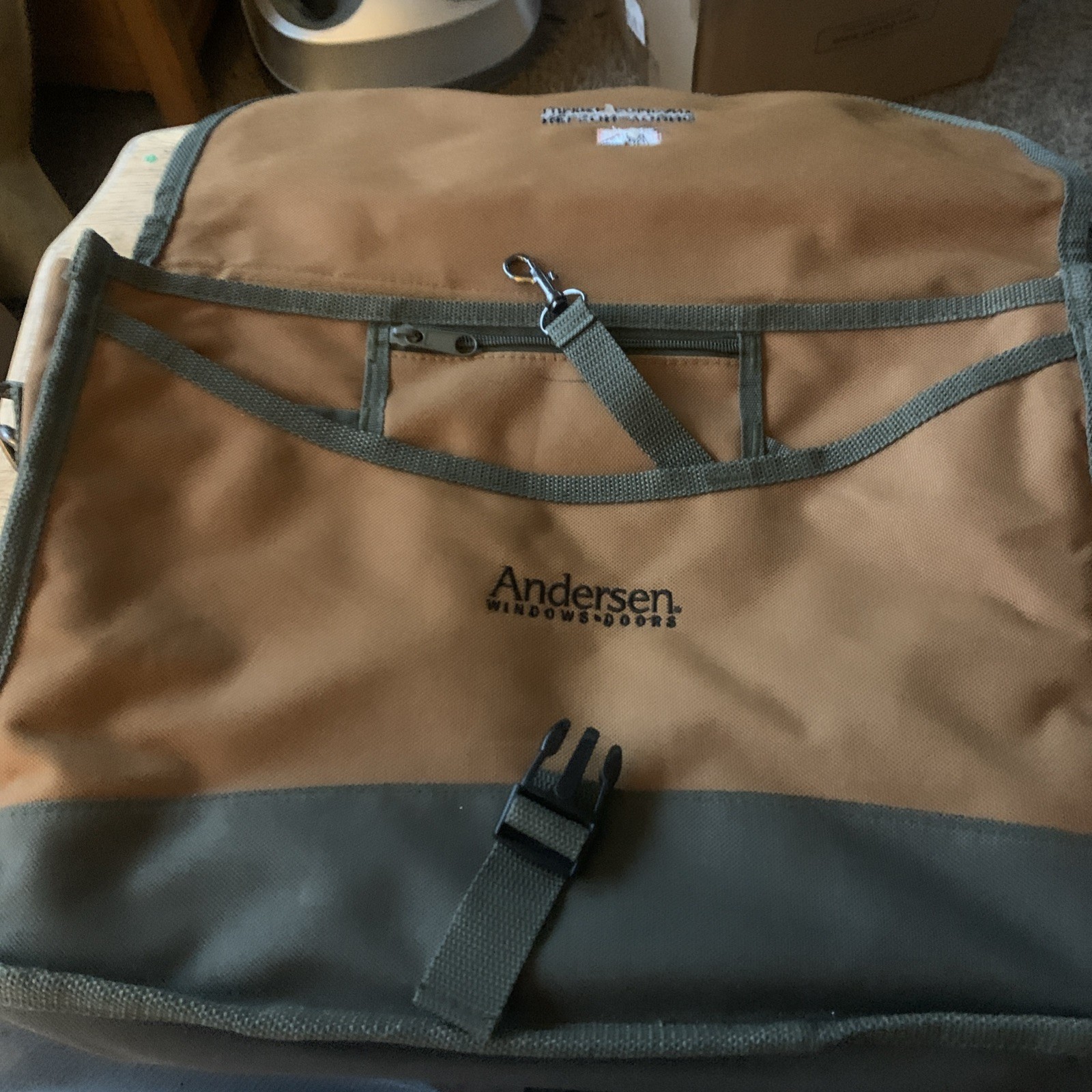 Custom Bucket Boss Canvas Tool Messenger Style Shoulder Bag Work 17x13in