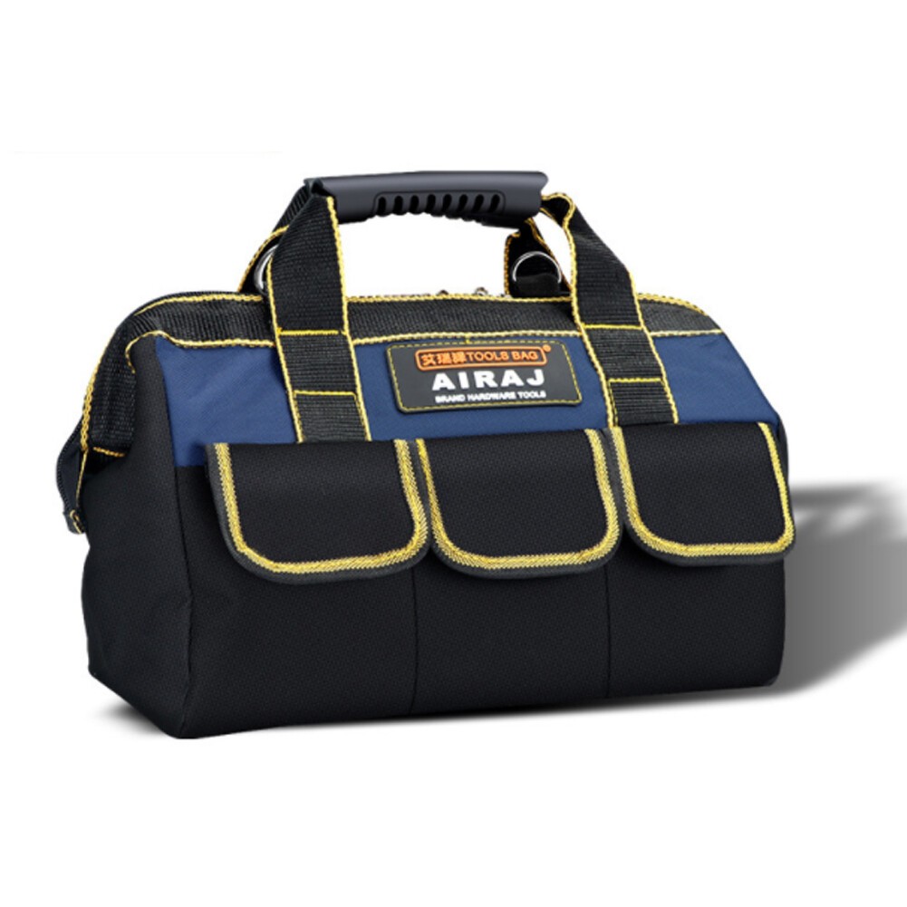 Multi-Function Tool Bag Oxford Cloth Electrician Wide Mouth Tool Bag Waterproof