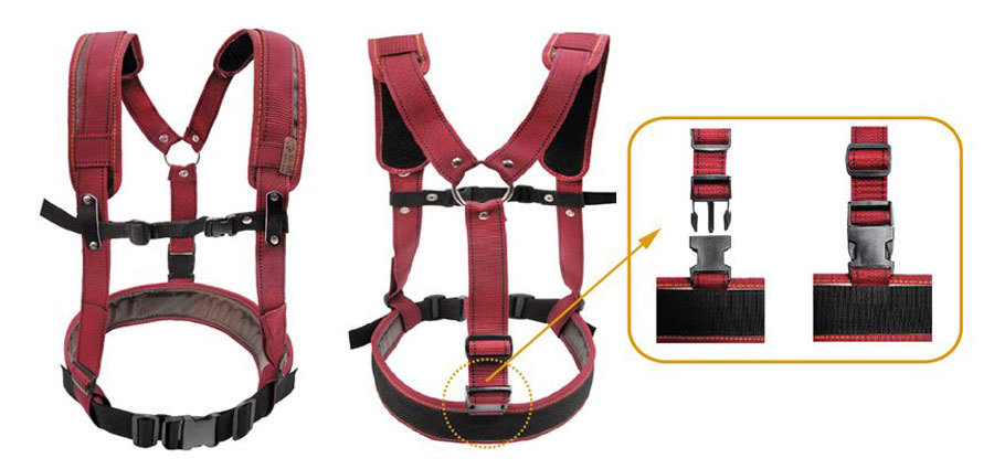 Carpenter Work Tool Belt Suspenders Support Kaya KL- 210 Adjustable Length