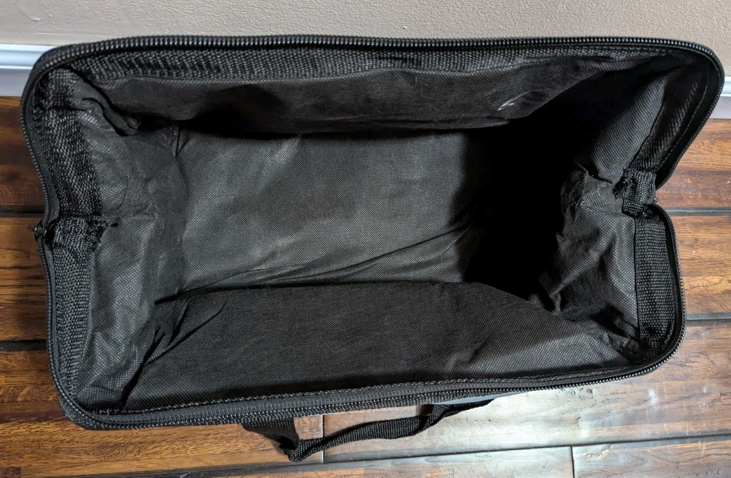 Performax Grey Black Gear and Hardware Tools Bag Dual Handles Heavy-Duty Zipper