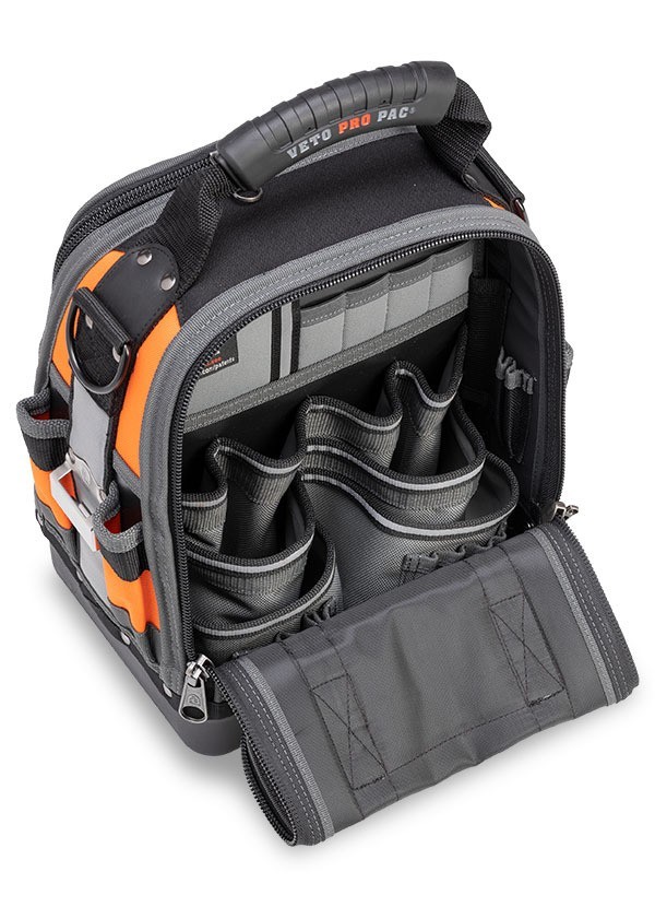 Veto Pro Pac TECH-MCT HI-VIZ Orange Compact Tech Tool Bag