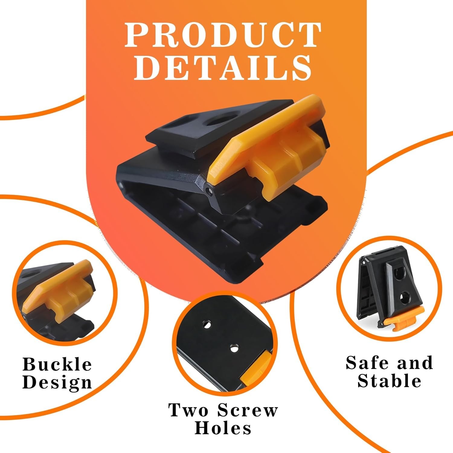 Tool Belt Clip for ToughBuilt Tool Belt & Pouches Compatible with TOU-CT Models