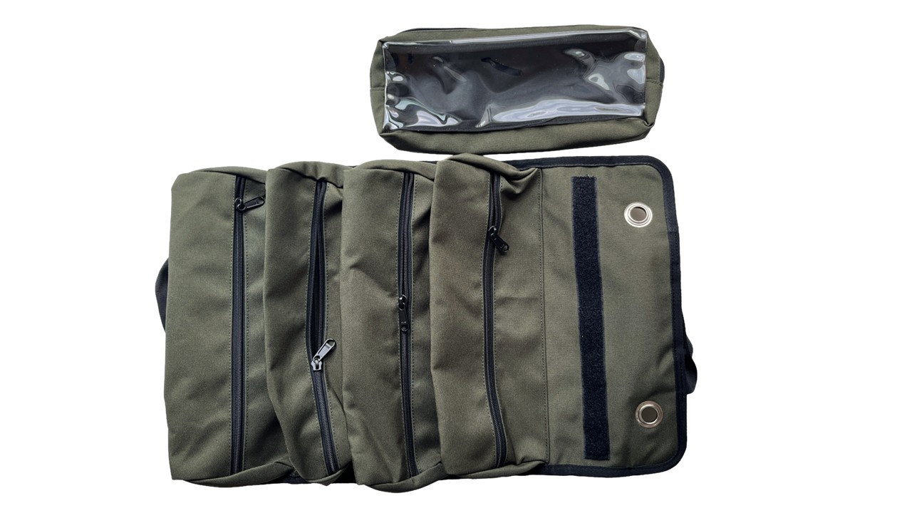 Roll up Tool Bag with Detachable Pouch
