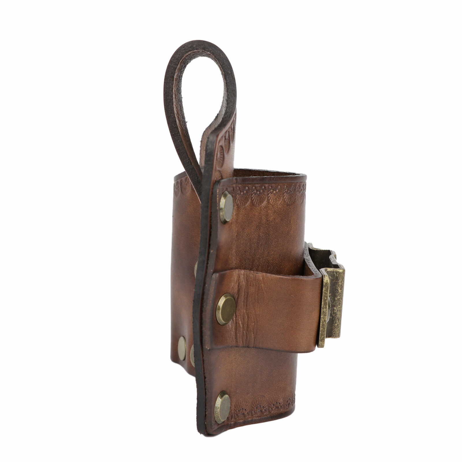Tourbon Leather 3-in-1 Tools Belt Pouch Hammer Tape Measure Screwdriver Holder