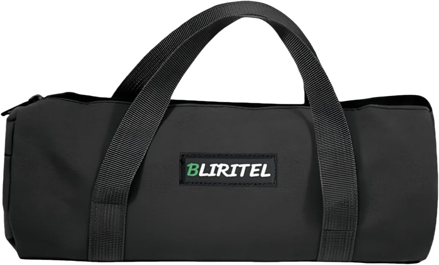 14 Inch Small Tool Bag for Men, Large Capacity Wide Mouth Tool Bag, Canvas Tool