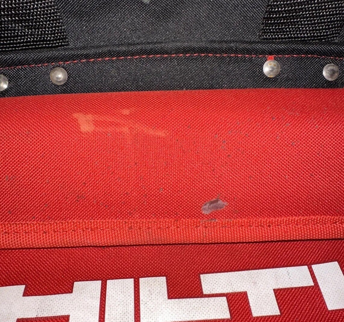 HILTI Medium Heavy Duty Contractor 17x13x13 Jobsite Tool Bag AND Shoulder Strap