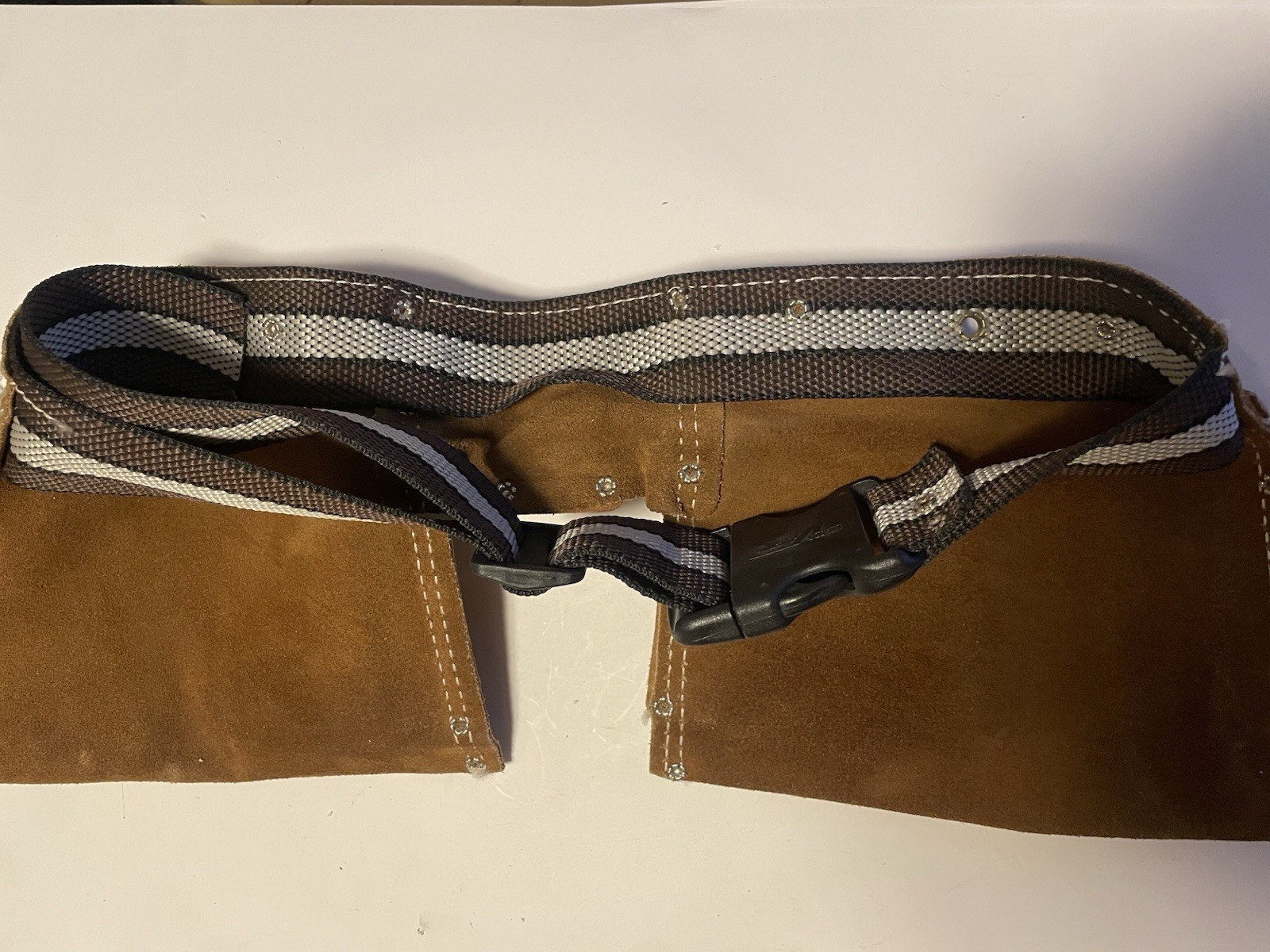 Vintage Nicholas Workgear Heavy Split Cowhide Leather Tool Belt No 493X – USA