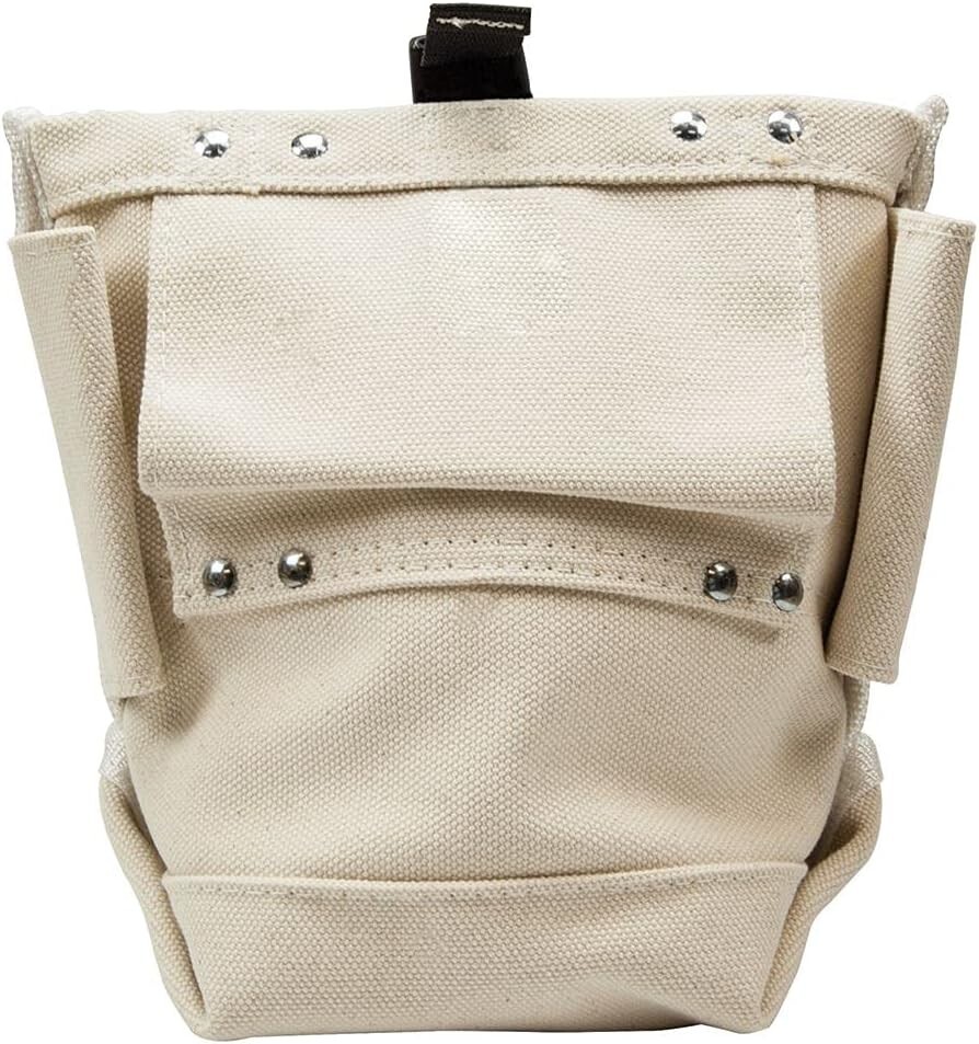 KLEIN TOOLS Multi Purpose Heavy Duty #4 Canvas Tool Bag 5x5x9 5416OCTO Belt Loop