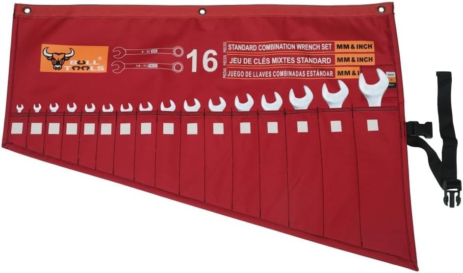 Durable Waterproof Tool Roll with 16 Pockets – Perfect for Crafts & Projects