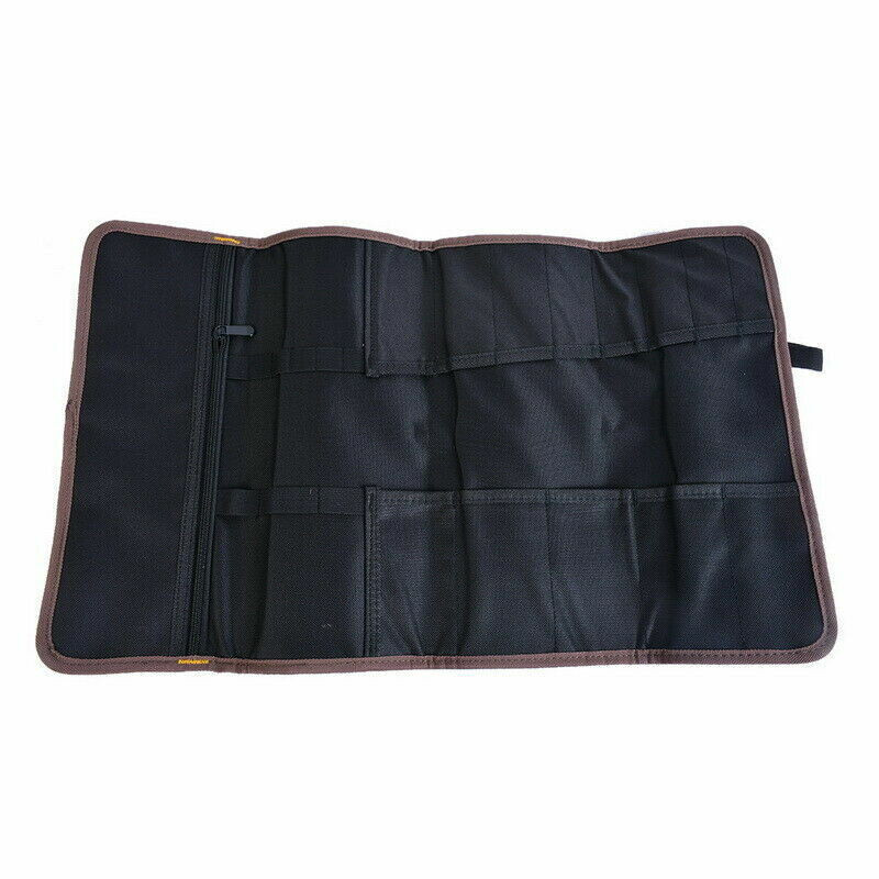 Electrician Tool Pocket Bag Roll Up Storage Organizer Bags Canvas Chisel Toolkit