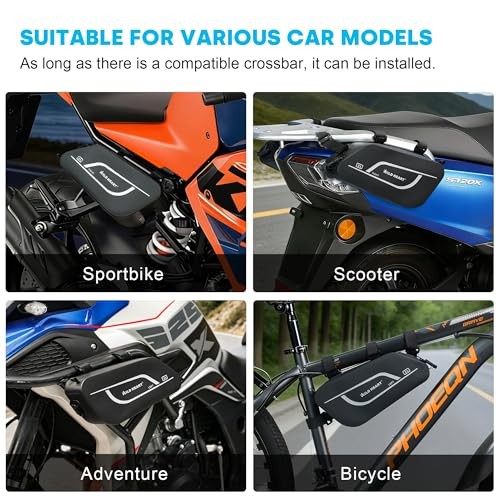 Motorcycle Waterproof Tool Bag With Airtight Zipper Compatible A Pair