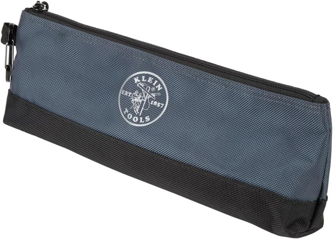 55559 Stand-Up Zipper Bag Tool Pouch with Carabiners, 7-Inch Blue and 14-Inch…