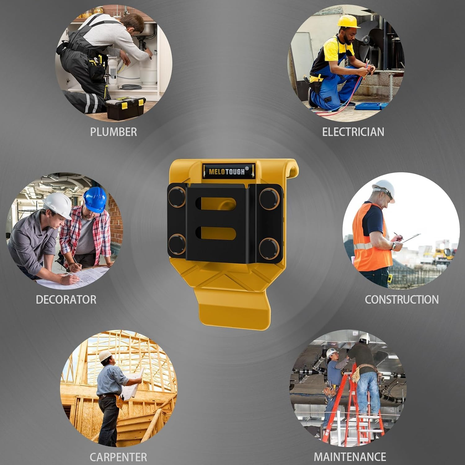 Drill Belt Clip,Drill Holder for Tool Belt,Measuring Tape Holder for Impact