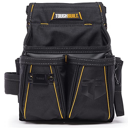 TOUGHBUILT MINI ELECTRICIAN POUCH, COMPACT TOOL POUCH TB-314-2 – BLACK/YELLOW