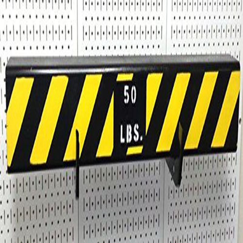 Wall Control Heavy Duty Pegboard Hook Slotted 1 Count (Pack of 1), Black