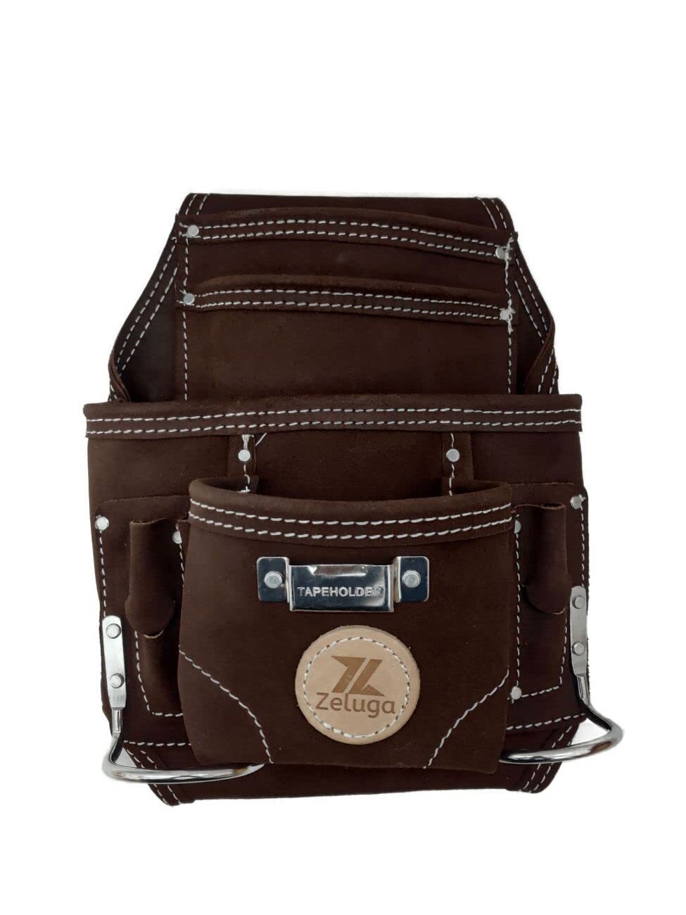 10 Pocket Rigger Heavy Duty Leather Tool Bag