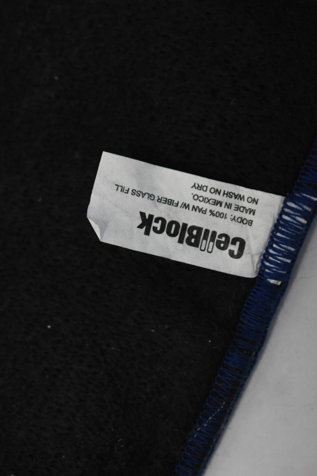 CellBlock 100% Storage Pouch Cloth Black/Blue For Fiberglass Fill Genuine OEM