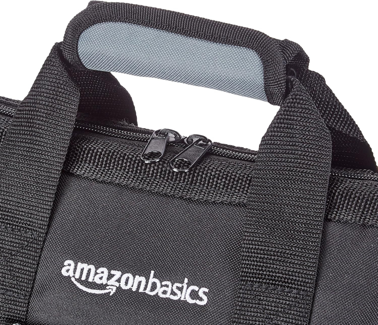 Tool Storage Bag 16 Pockets 12 Inch Black Gray Portable Work Organizer With