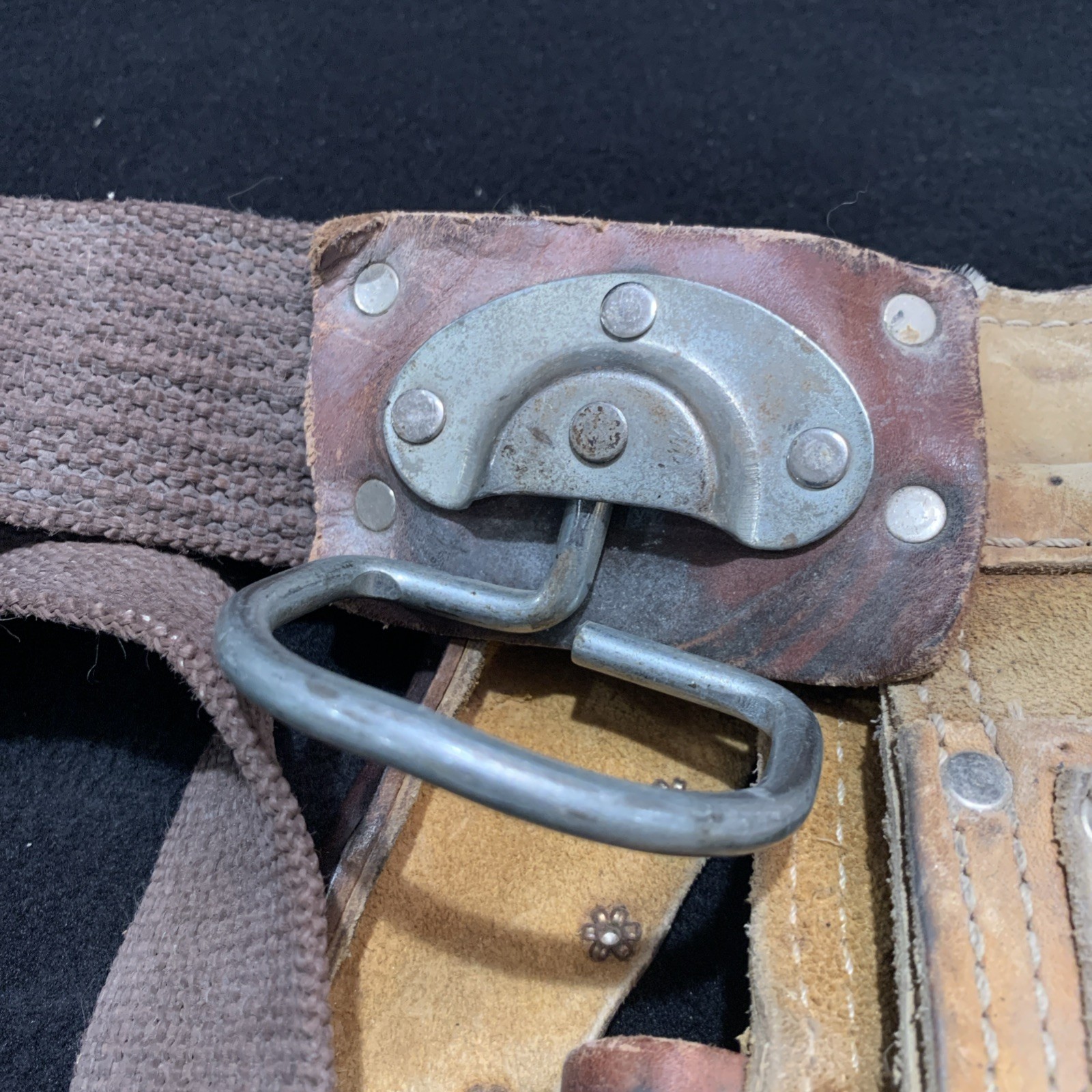 SIERRA Genuine Suede Leather Tool Belt SH-427- Light Tan Leather
