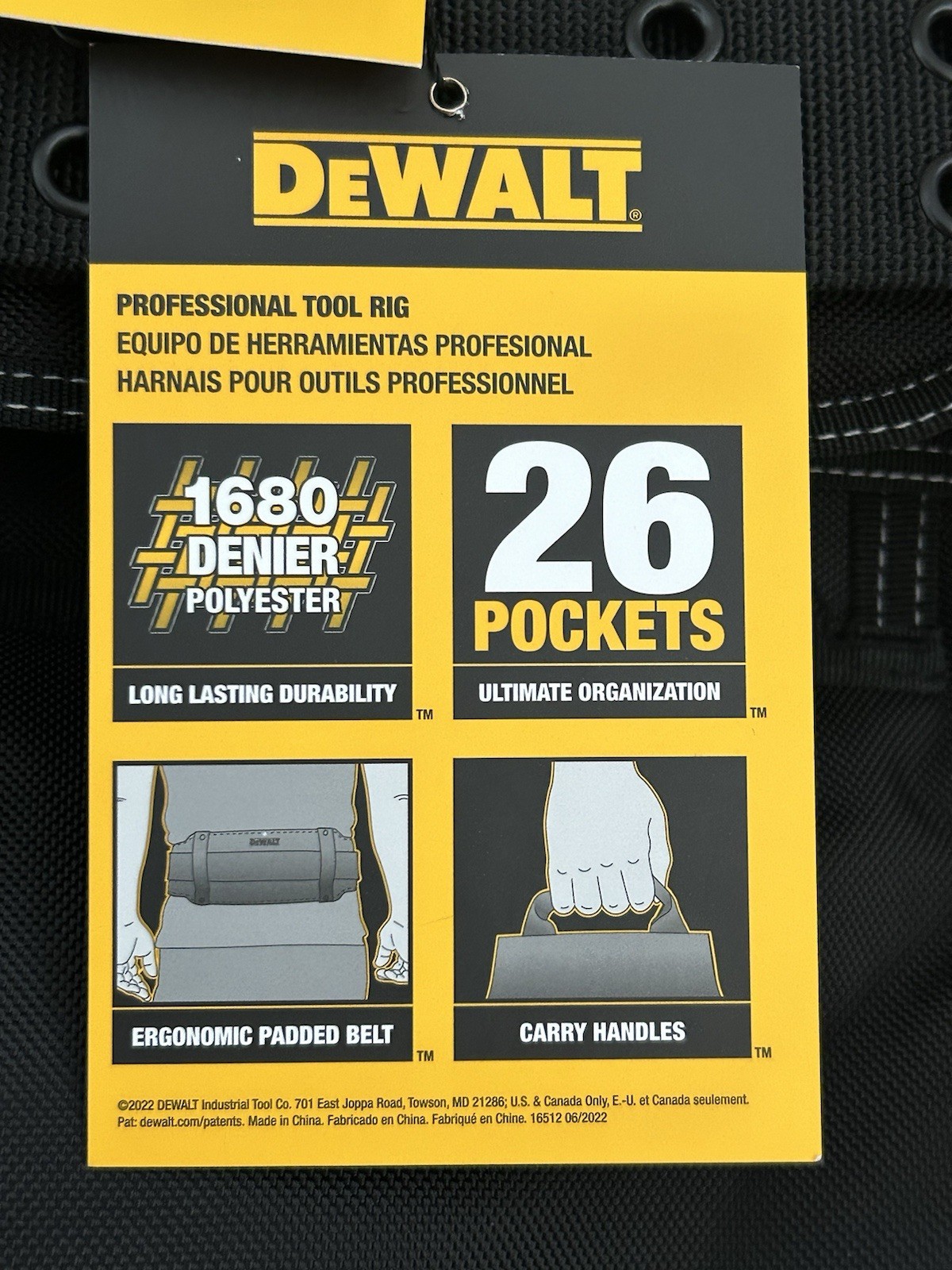 DEWALT Professional Tool Rig DWST540601