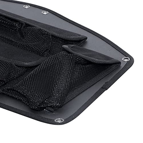 Black Motorcycle Rear Trunk Lid Organizer Multi Compartments Tool Bag