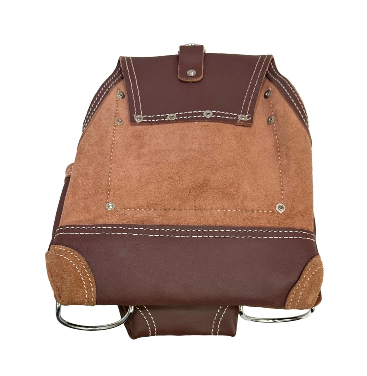 Zeluga 20-110 10 Pocket Rigger Heavy Duty Leather Tool Bag, Brown