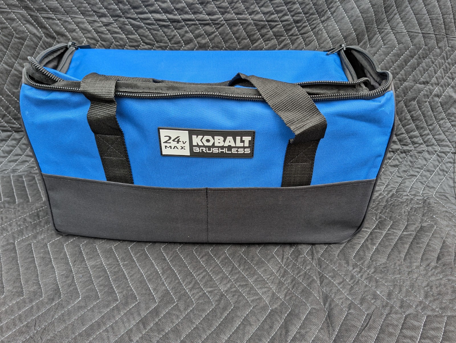 NEW Genuine Kobalt Blue Black Polyester 19-inch Heavy Duty Tool Bag