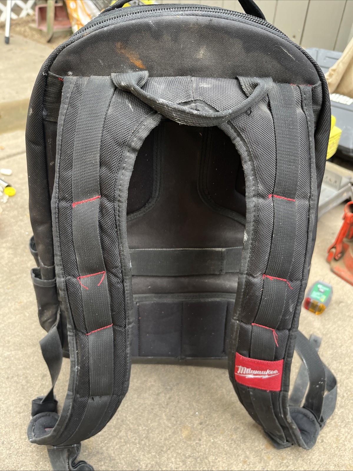 Milwaukee Impact Resistant, Waterproof Ballistic Hard Bottom Job-Site Backpack