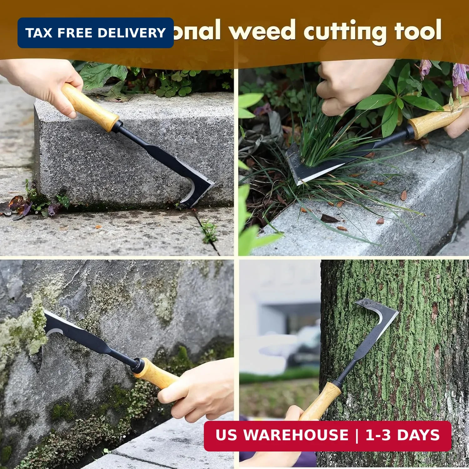 Crack Weeder Puller Tool Long Handle, Adjustable Crevice Weeding Remover Tool 29