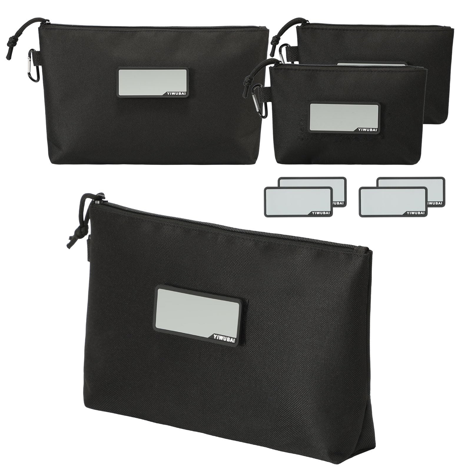 4-Pack Tool Pouch Zipper Bag,Multipurpose Storage pouch,Small Tool Bag,Tactic…