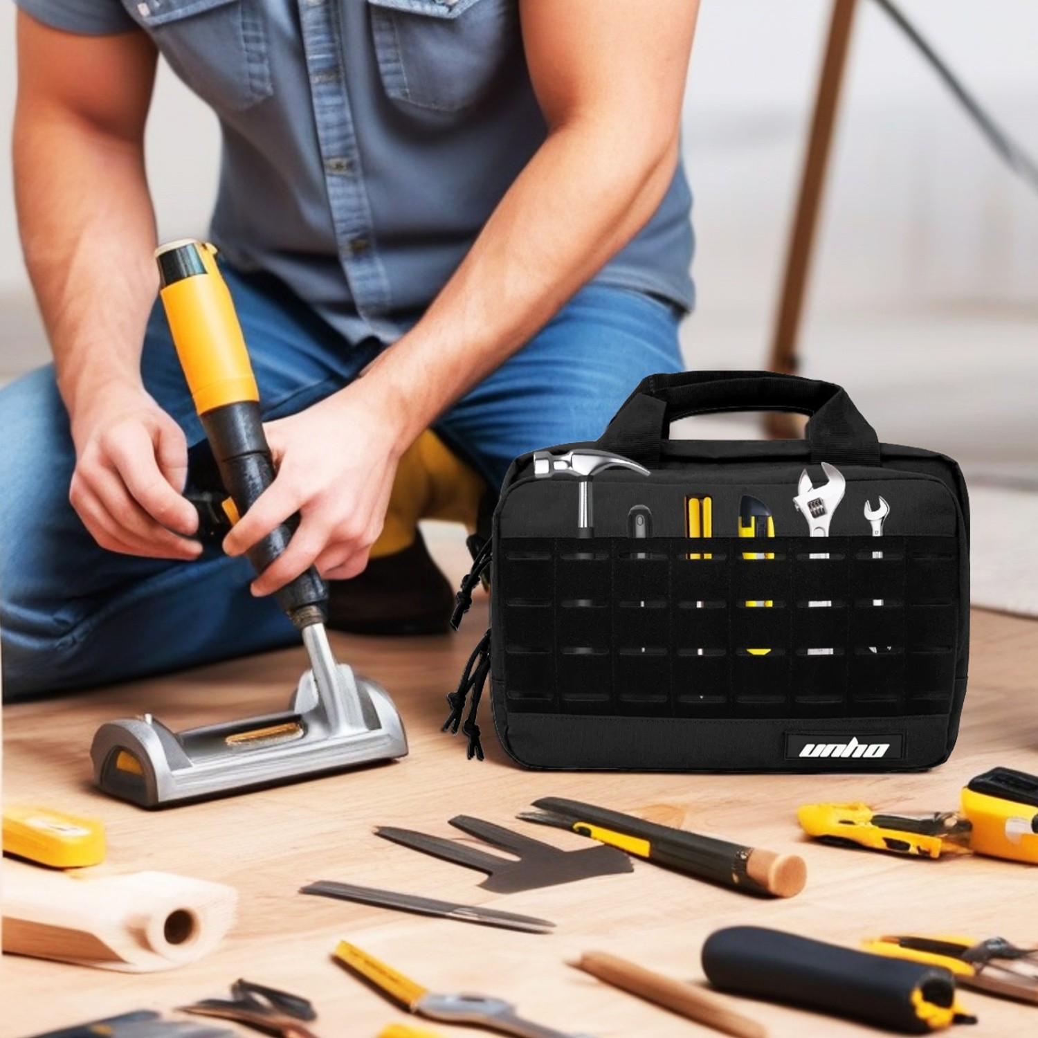 Oxford Cloth EDC Tool Bag Spacious Multi-Compartment Design for Daily Essentials